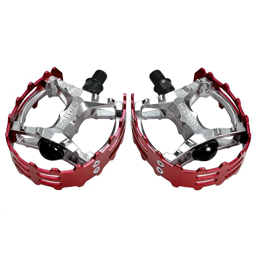 Amazon.com : Wellgo Old School BMX MTB XC-II Bear Trap 1/2